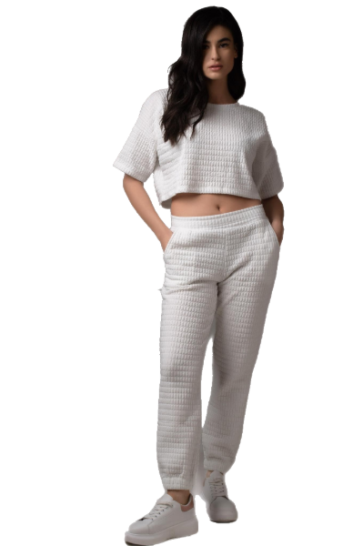 Σετ Καπιτονέ Makayla Λευκό