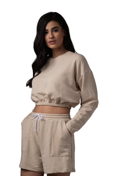 Σετ Σορτσάκι Μπλούζα Emerie Μπέζ
