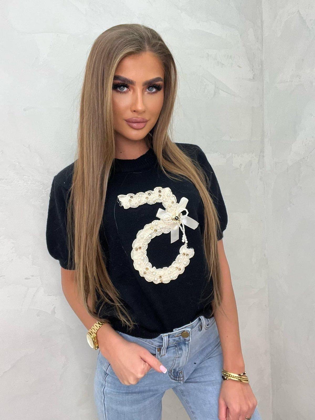 Μπλούζα Fuzzy Μαύρη