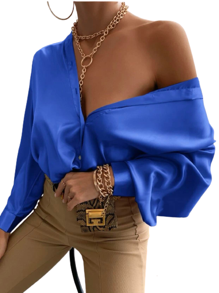 Πουκάμισο Σατέν Ρουά