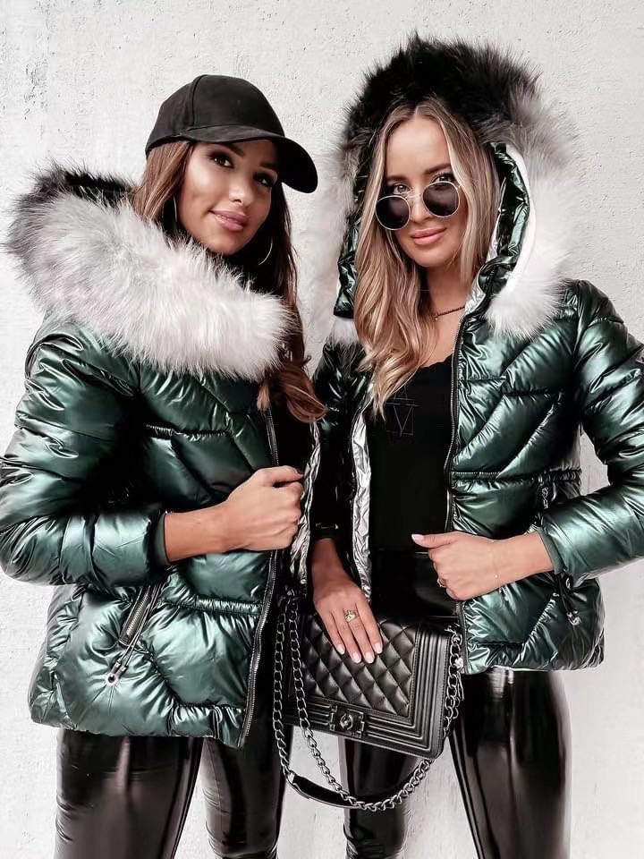 Μπουφάν Lesly Πράσινο