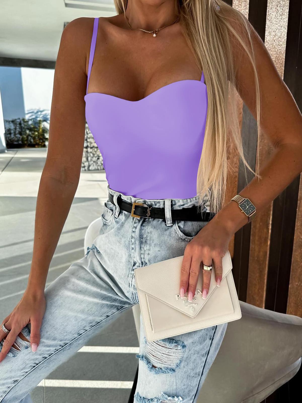 Τοπ Sugar Λιλά