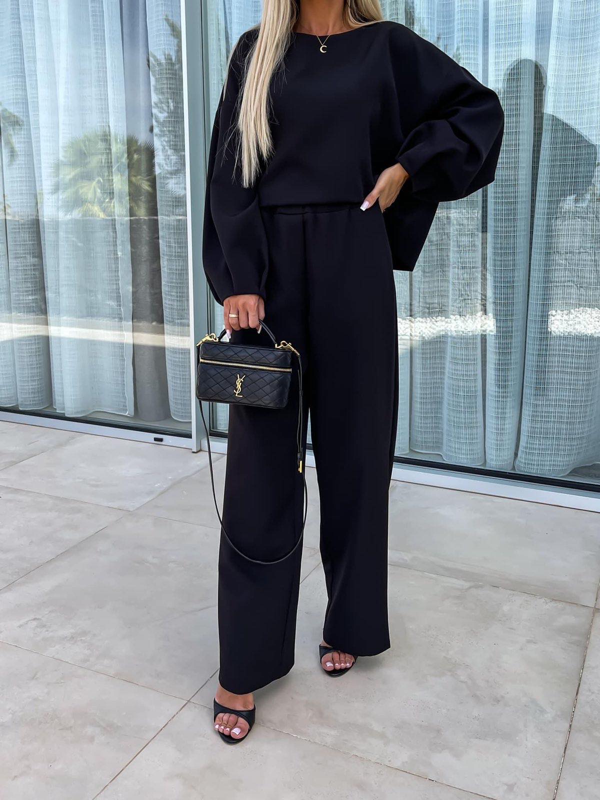 Σετ Παντελόνι Μπλούζα Alae Μαύρο