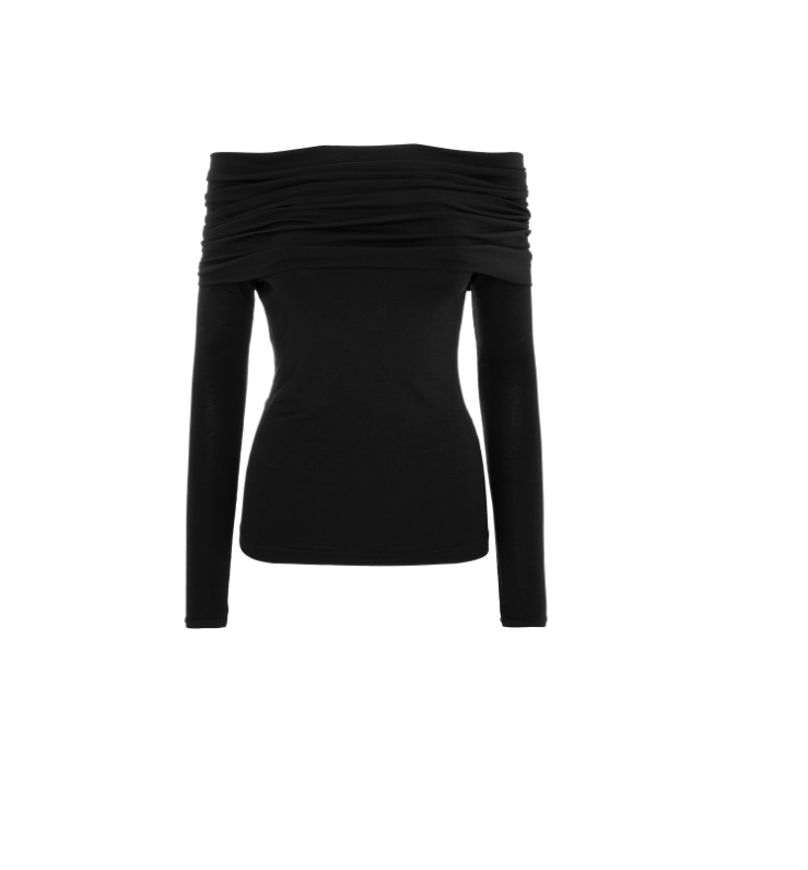 Μπλούζα Off Shoulder Μαύρη