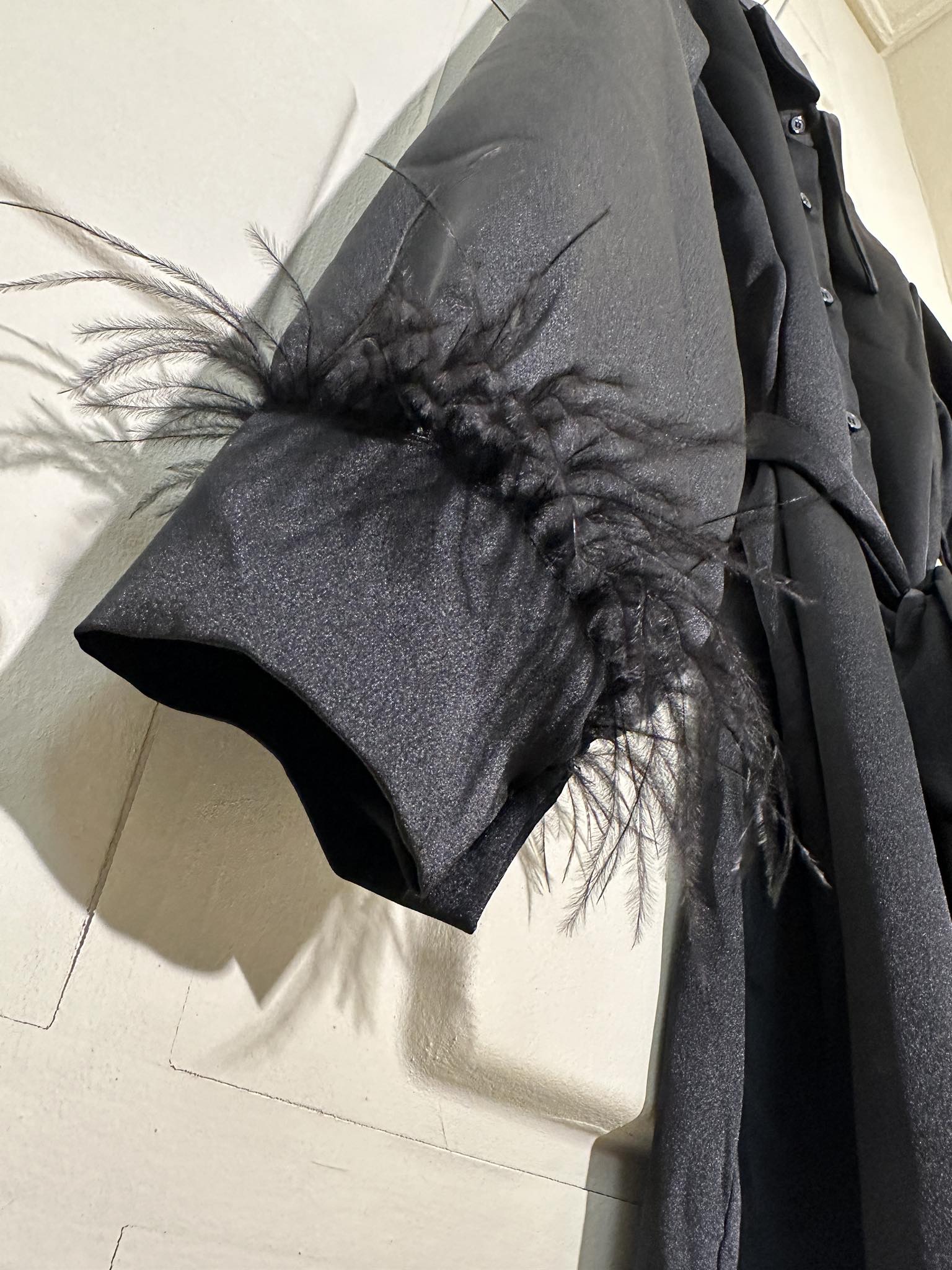 Πουκαμίσα Feather Μαύρη