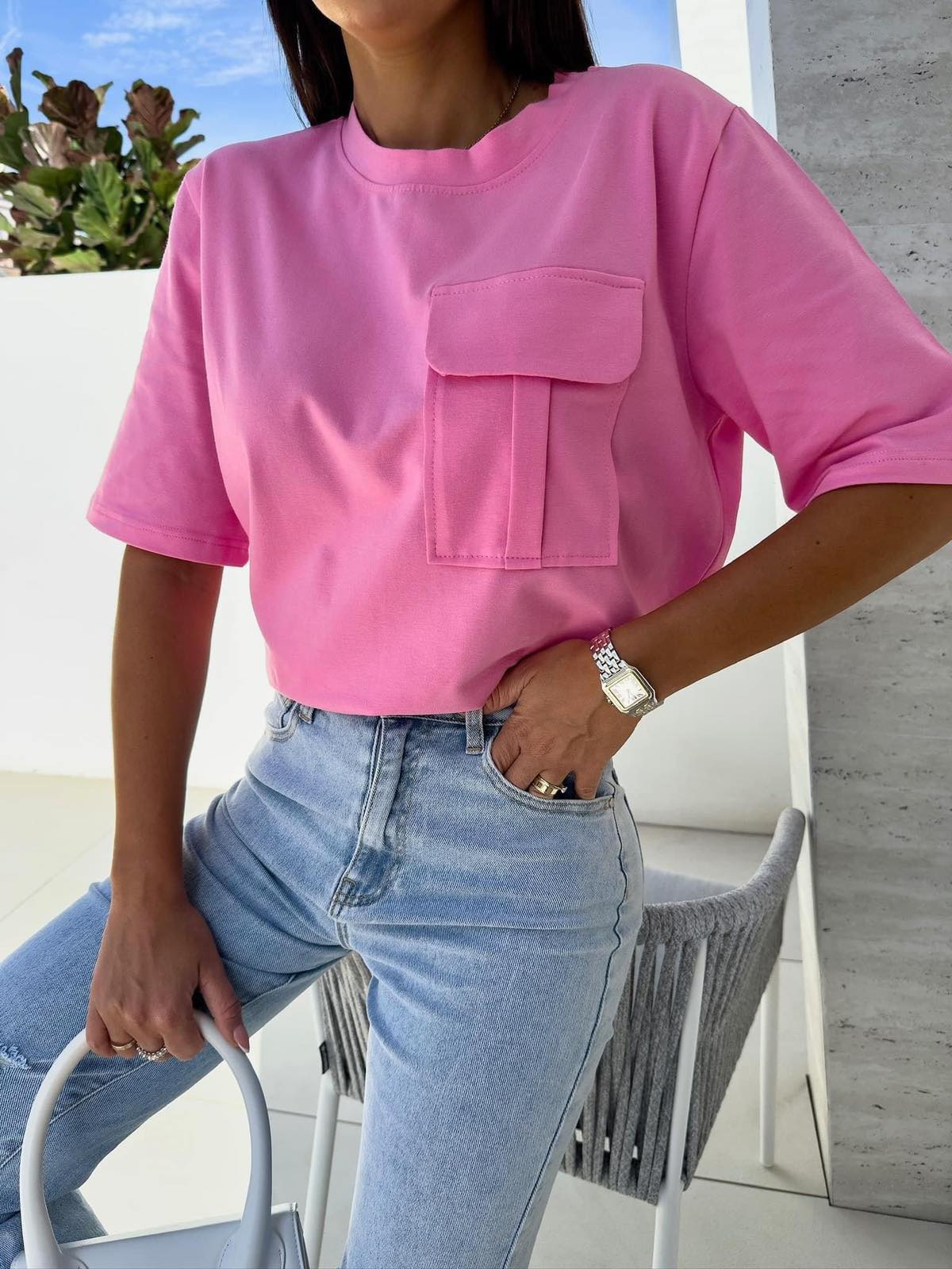 Tshirt Marsali Ροζ