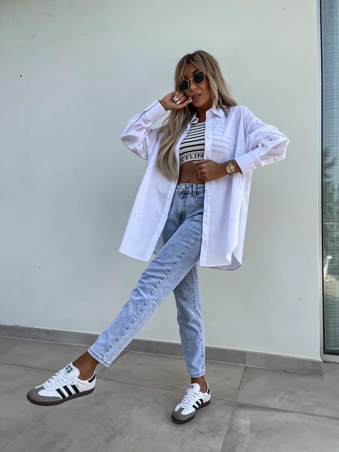 Πουκάμισο Jank Λευκό