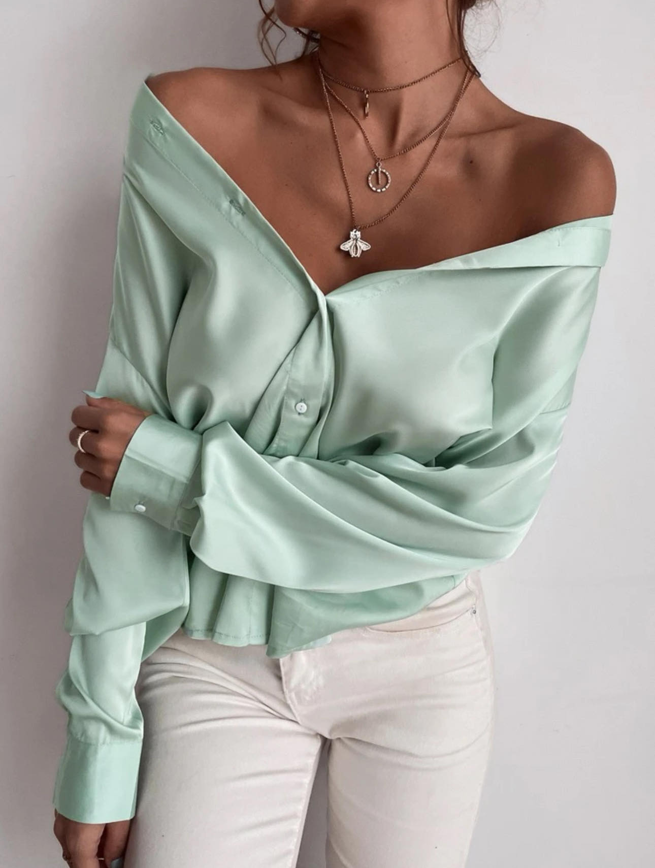 Πουκάμισο Σατέν Βεραμάν