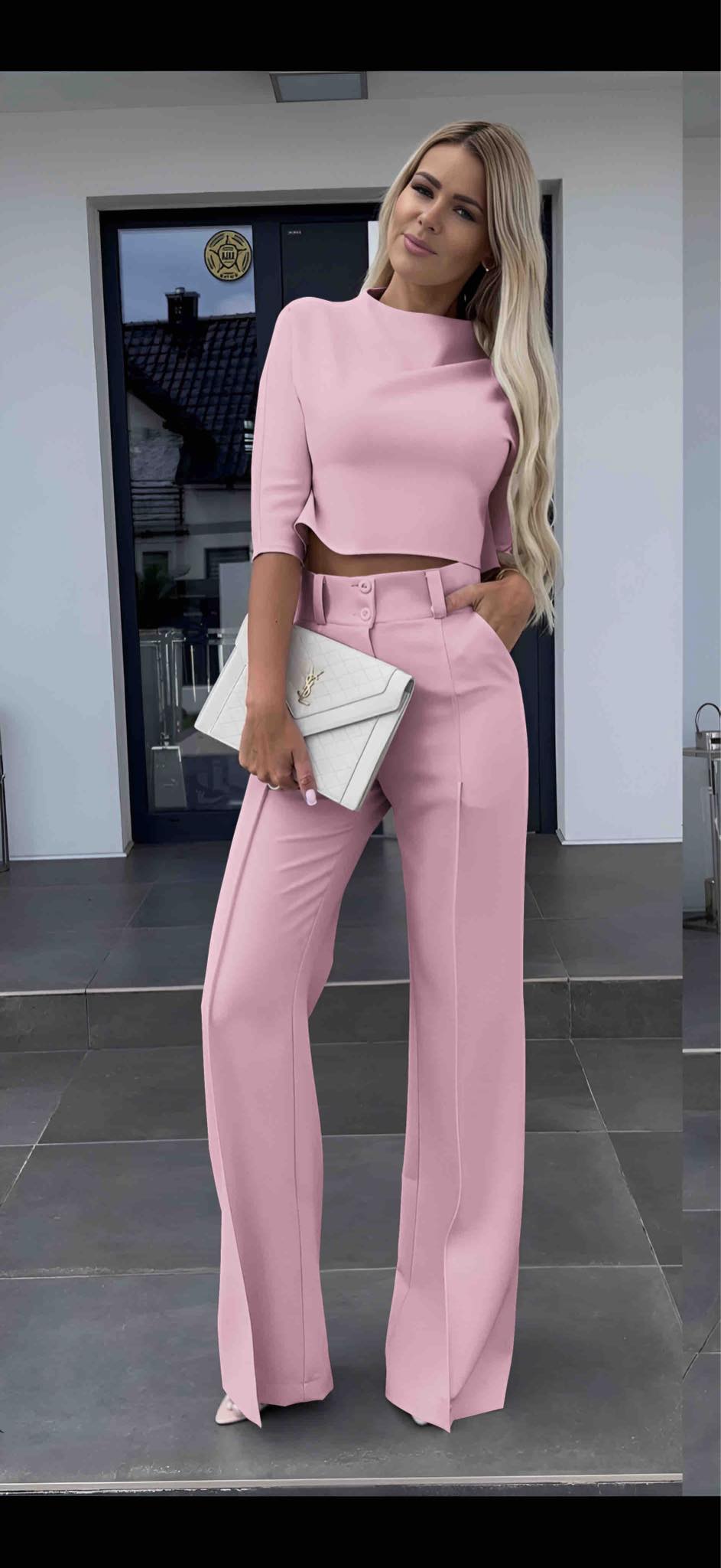 Σετ Παντελόνι Top Aria Ροζ