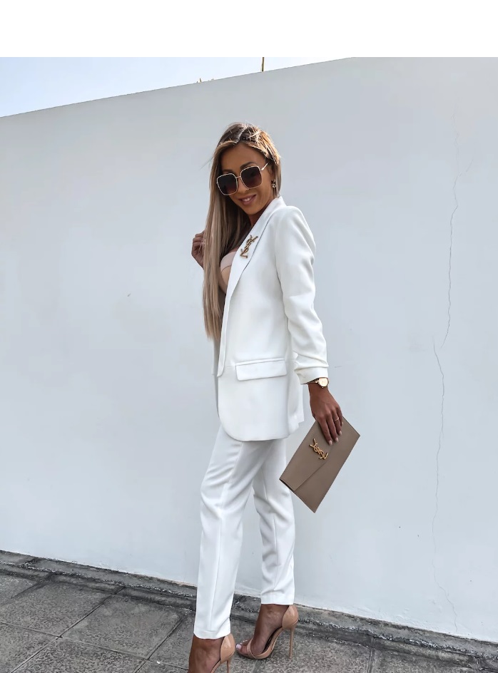 Blazer Lija Λευκό