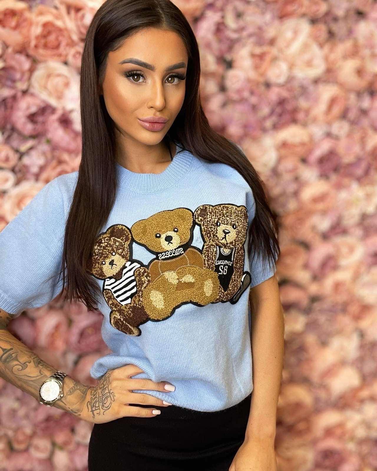 Μπλούζα Honey Σιέλ