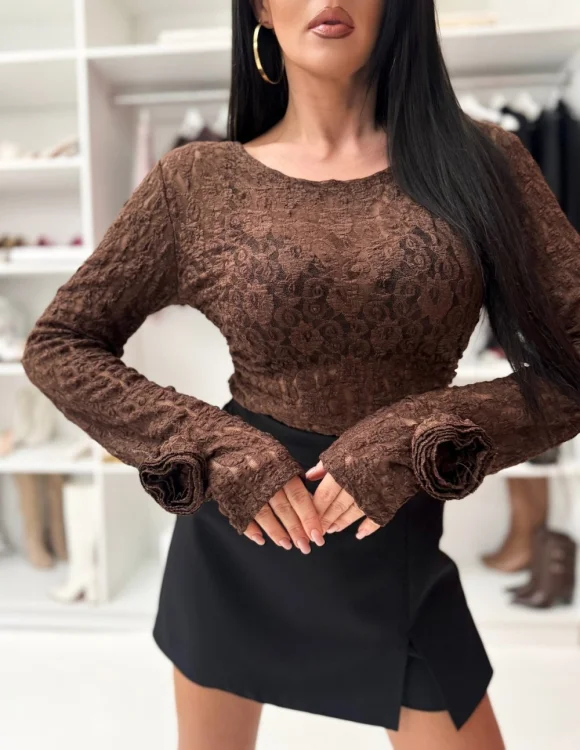 Μπλούζα Papillon Καφέ