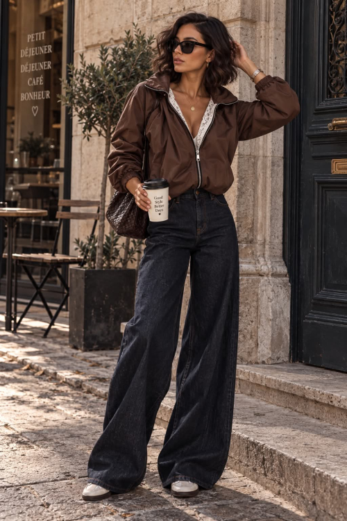 Jacket Lina Καφέ