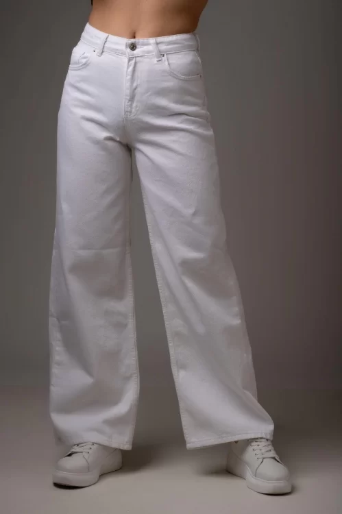 Λευκό Basic Jean