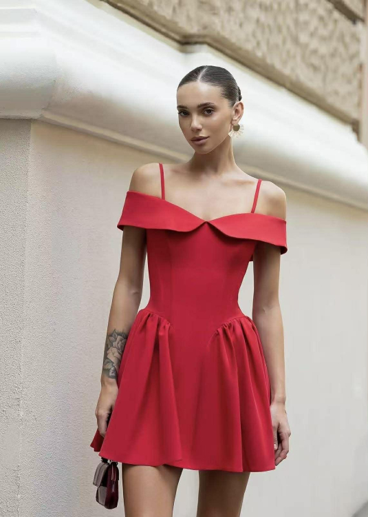 Φόρεμα Rosario Κόκκινο