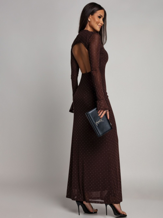 Φόρεμα Bilar Καφέ