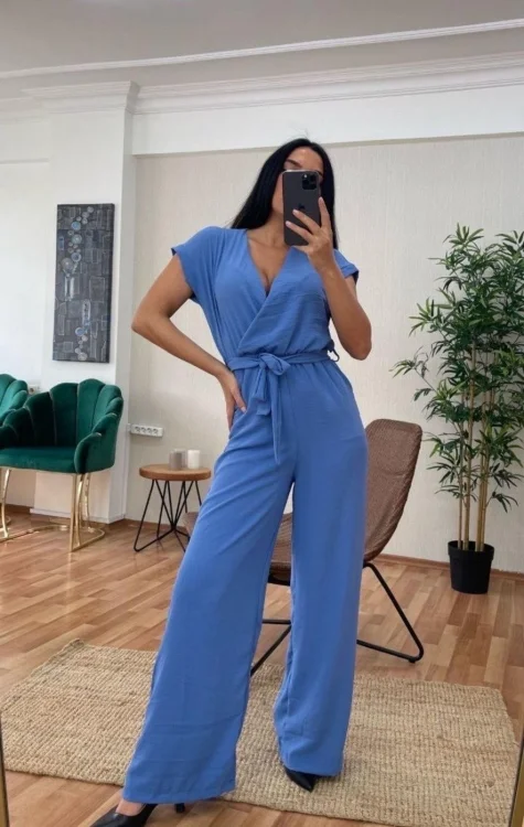 Ολόσωμη φόρμα Camila Μπλέ