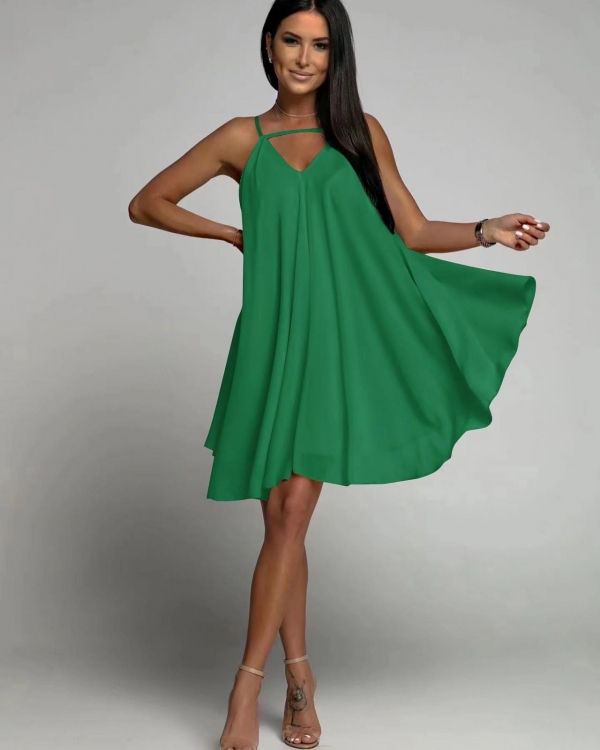 Φόρεμα Smooth Πράσινο