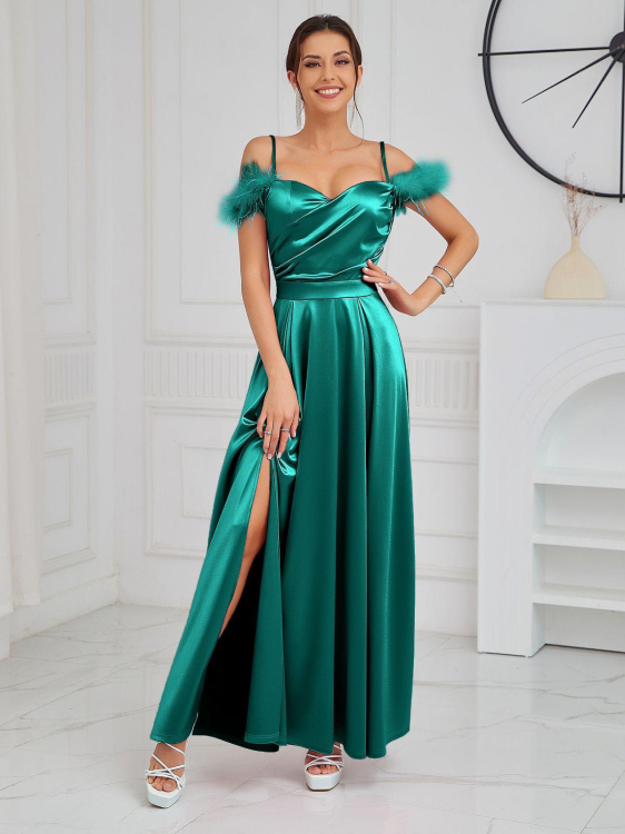 Φόρεμα Kali Πράσινο