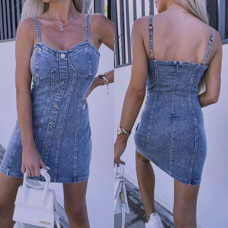 Φόρεμα LoveCake Μπλε