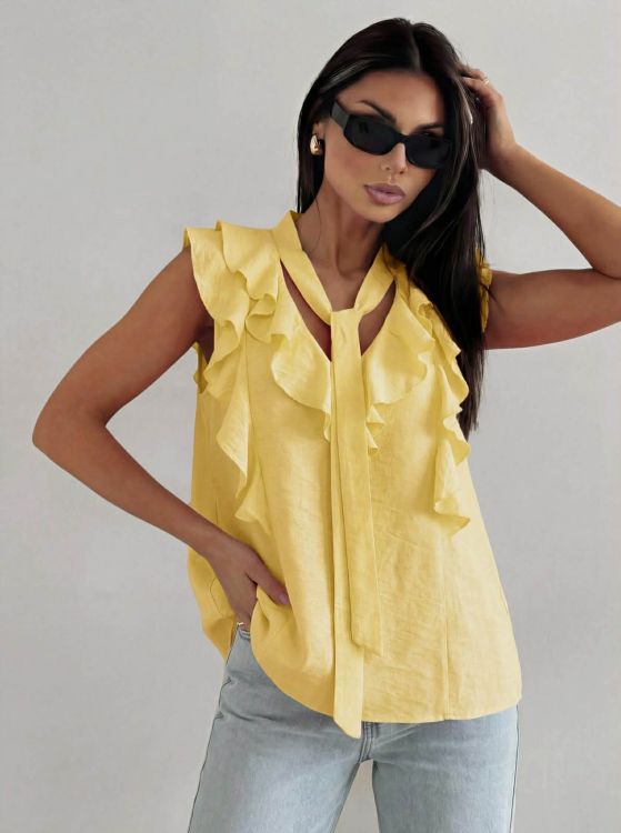 Μπλούζα Cecelia Κίτρινη
