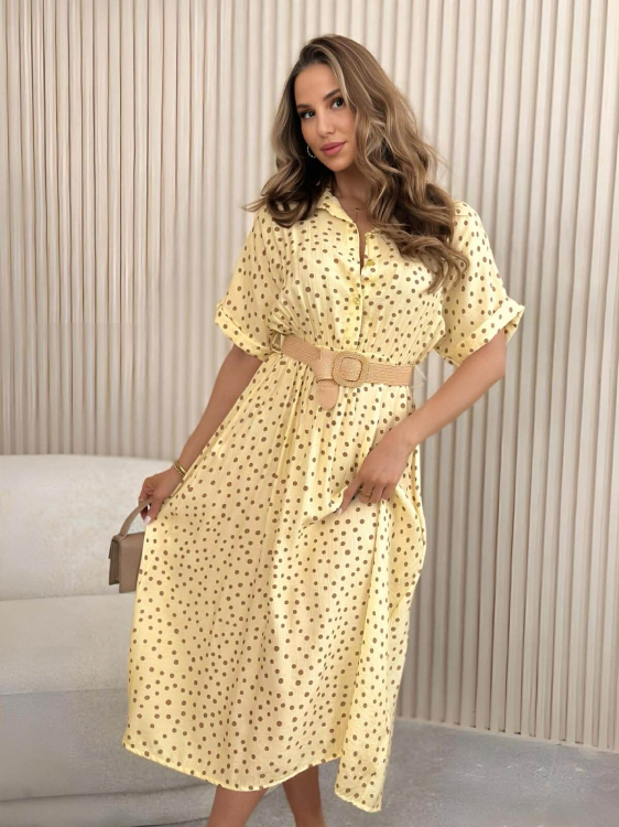 Φόρεμα Baze Κίτρινο