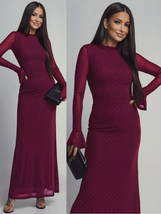 Φόρεμα Bilar Μπορντώ