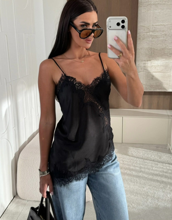 Μπλούζα Linge Μαύρη