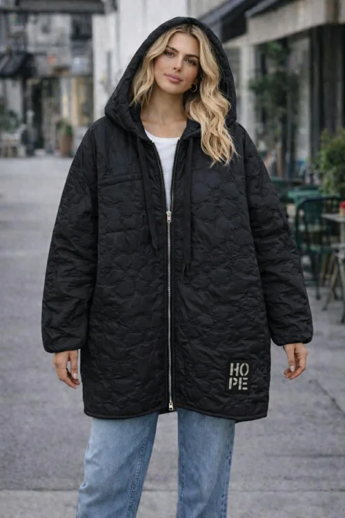 Ανοιξιάτικο Μπουφάν Lora Μαύρο