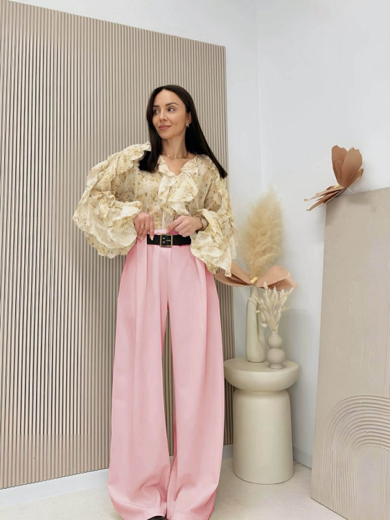 Παντελόνι Montik Ροζ