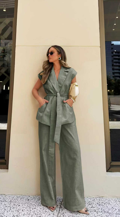 Σετ Γιλέκο Παντελόνι Ruben Χακί