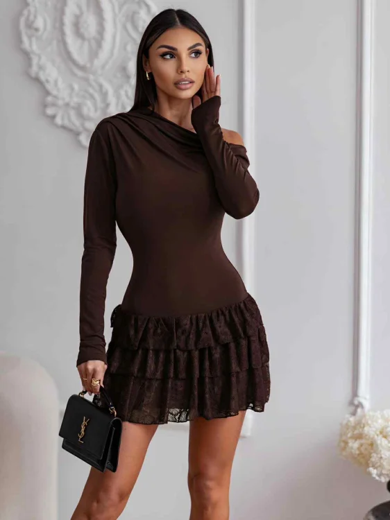 Φόρεμα Terry Καφέ