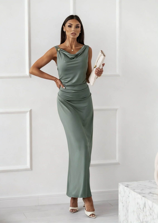 Φόρεμα Smile Χακί