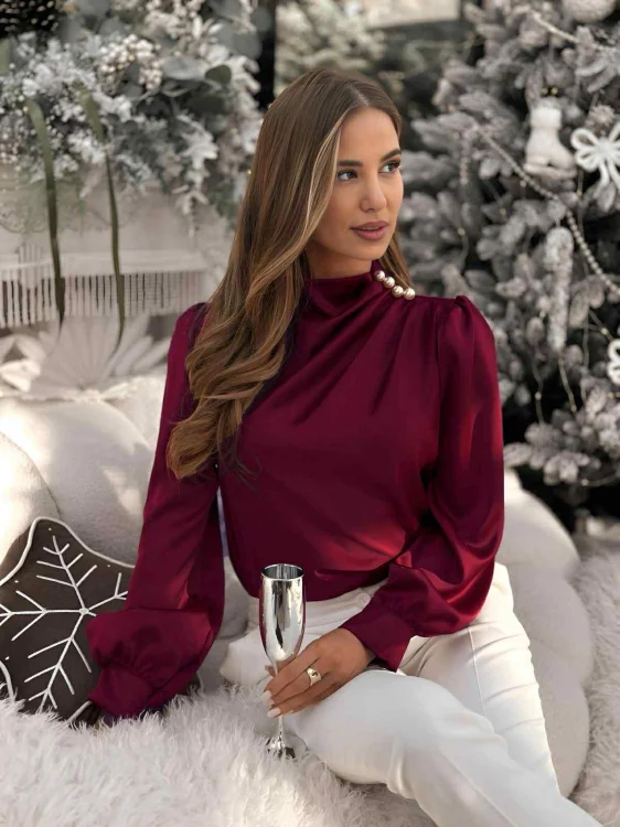 Μπλούζα Curtis Μπορντώ