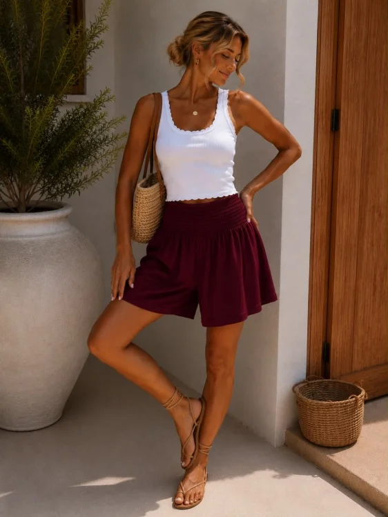 Βερμουδάκι Vagia Μπορντώ