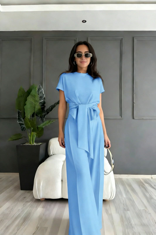 Σετ Μπλούζα Παντελόνα Lisavona Σιελ