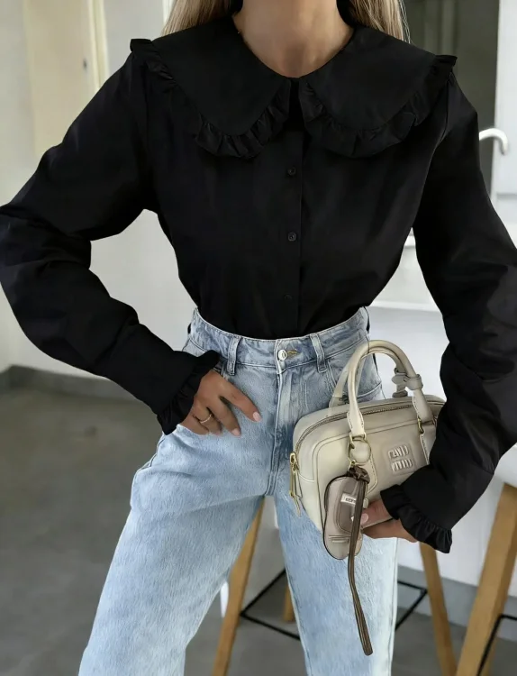 Πουκάμισο Charlie Μαύρο