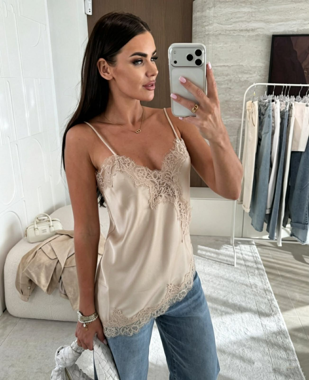 Μπλούζα Linge Μπεζ