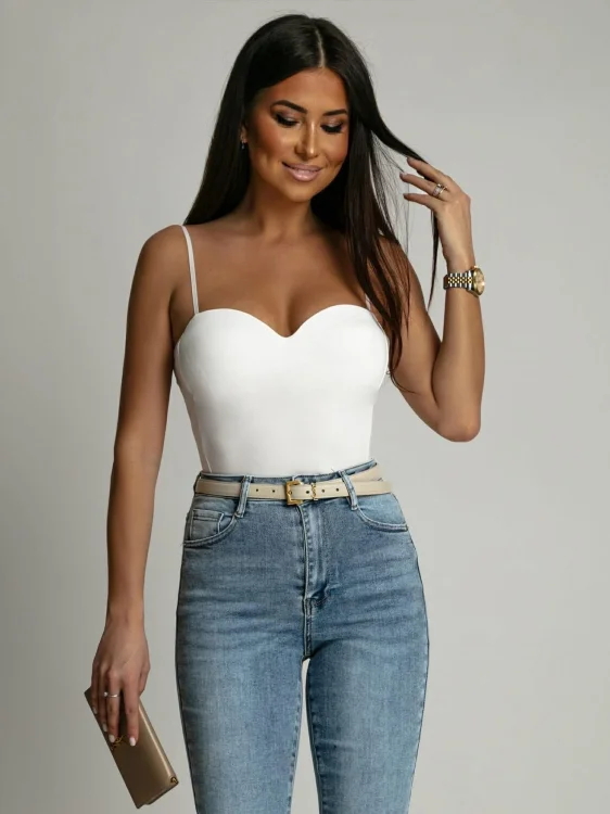 Τοπ Davis Λευκό