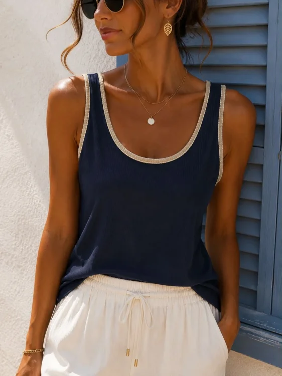 Rib Τοπ Jul Μπλε