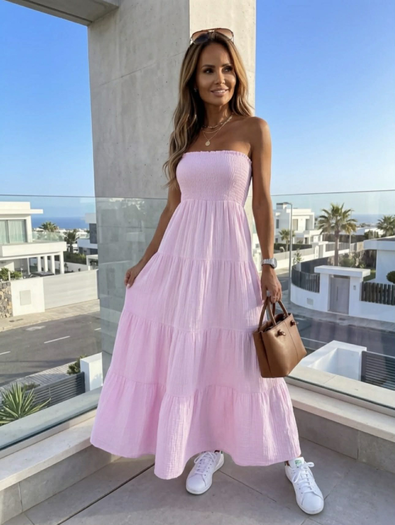 Φόρεμα Lure Ροζ