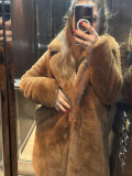 Faux Fur Coat Pali Καφέ