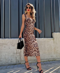 Midi Φόρεμα Mildred Animal Print