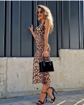 Midi Φόρεμα Mildred Animal Print