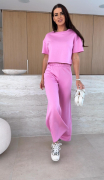 Σετ Μπλούζα Παντελόνι Stav Ροζ