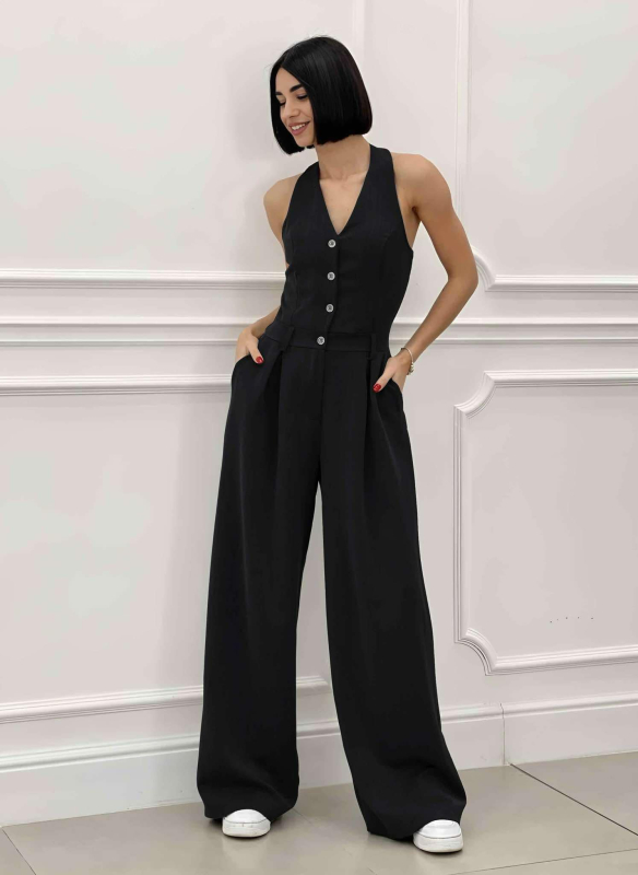 Ολόσωμη Φόρμα Bors Μαύρη