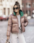 Μπουφάν Puffer Rose Gold