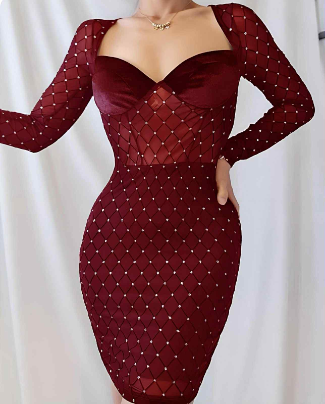 Φόρεμα Cad Μπορντώ