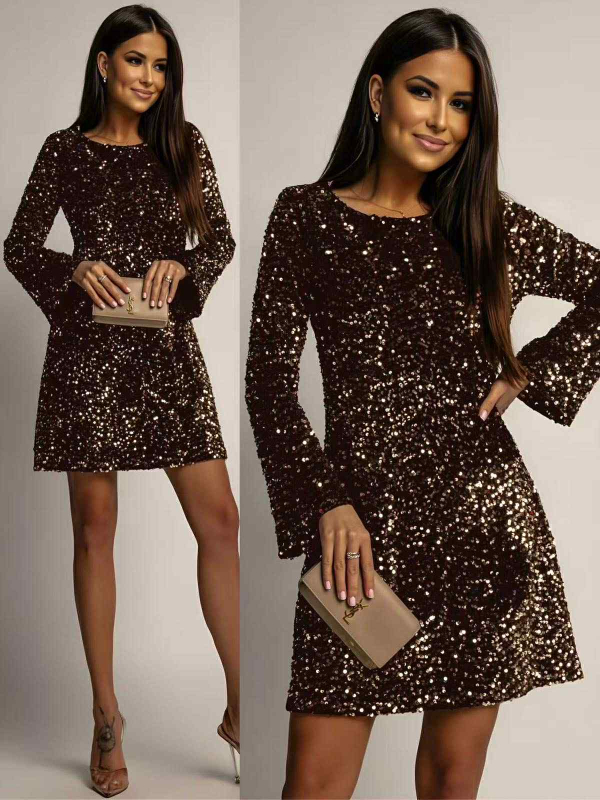 Φόρεμα Ordo Καφέ