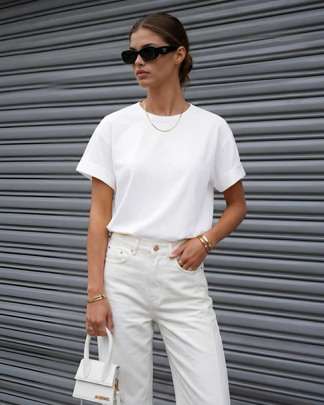 Tshirt Salem Λευκό